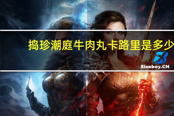 捣珍 潮庭牛肉丸卡路里是多少