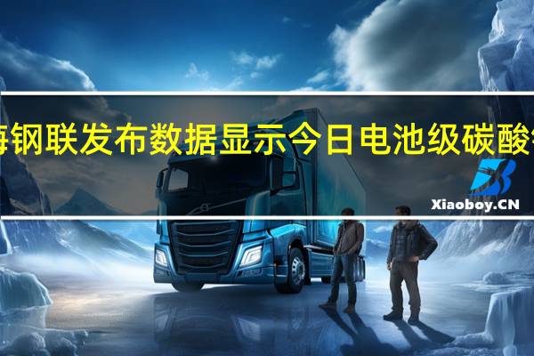 据上海钢联发布数据显示今日电池级碳酸锂跌4000元/吨均价报23.45万元/吨
