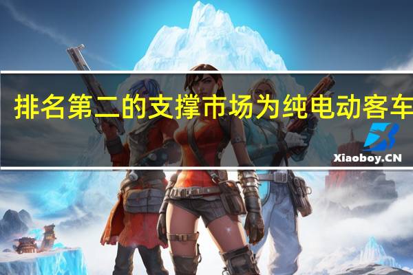 排名第二的支撑市场为纯电动客车市场