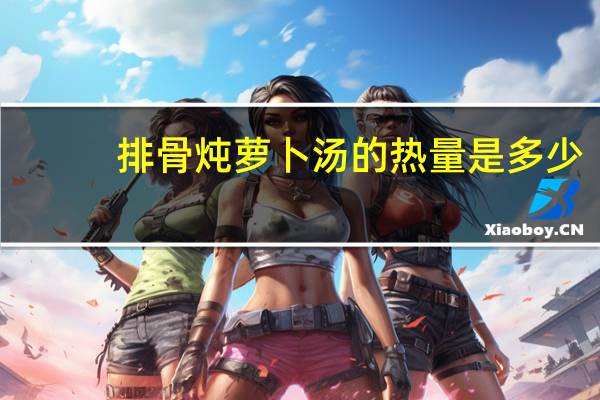 排骨炖萝卜汤的热量是多少