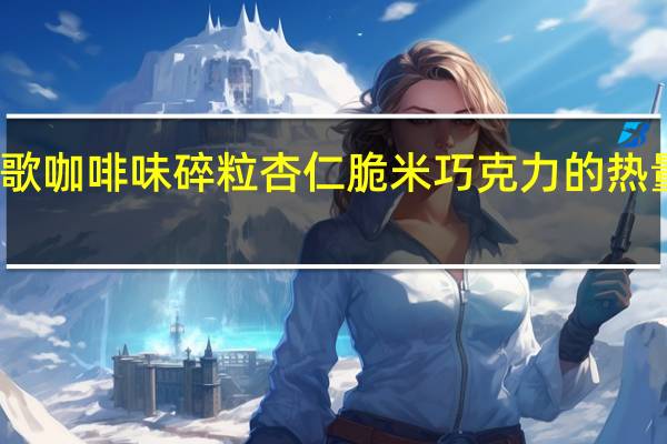 探歌 咖啡味碎粒杏仁脆米巧克力的热量是多少