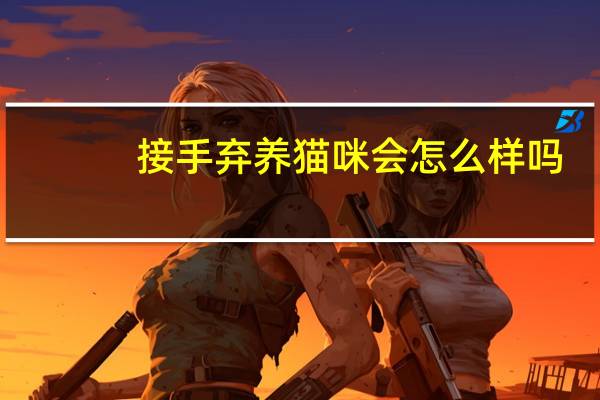 接手弃养猫咪会怎么样吗