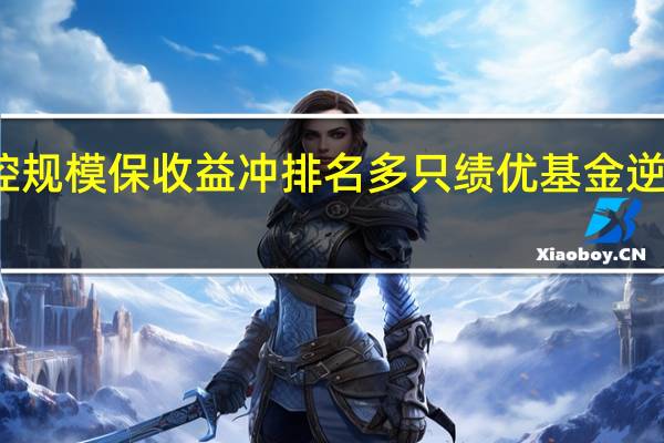 控规模保收益冲排名 多只绩优基金逆市限购