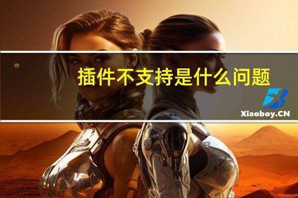 插件不支持是什么问题（插件不支持）