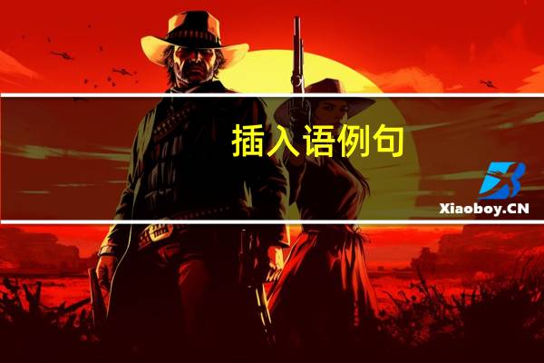 插入语例句