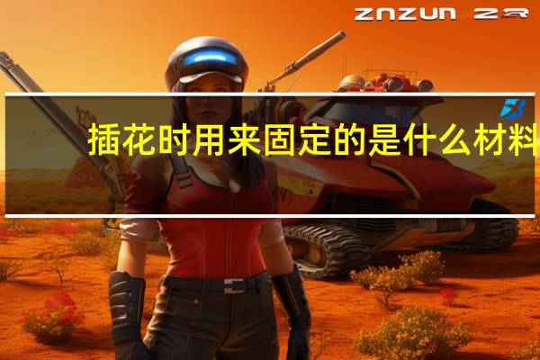 插花时用来固定的是什么材料