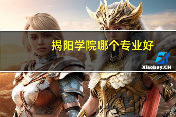 揭阳学院哪个专业好