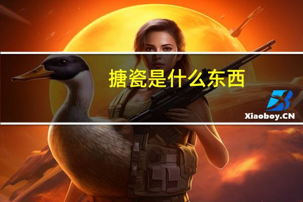 搪瓷是什么东西（搪瓷是什么）