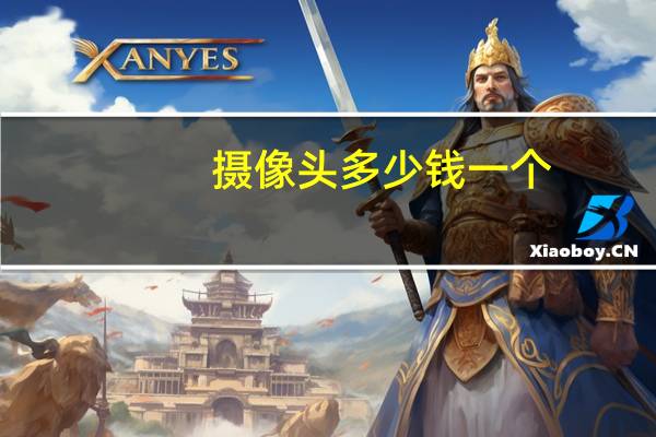 摄像头多少钱一个