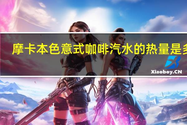 摩卡本色 意式咖啡汽水的热量是多少