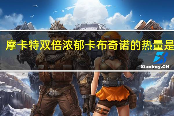 摩卡特 双倍浓郁卡布奇诺的热量是多少