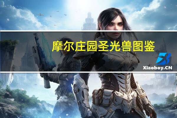 摩尔庄园圣光兽图鉴（摩尔庄园圣光兽）
