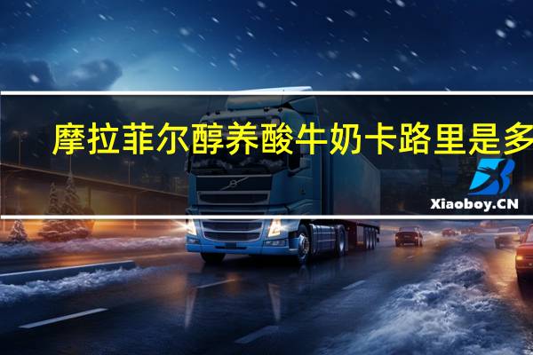 摩拉菲尔 醇养酸牛奶卡路里是多少