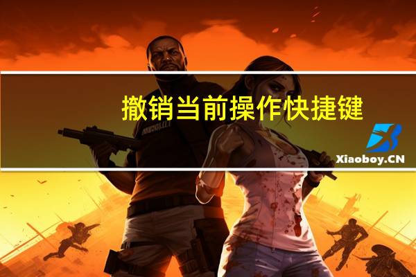 撤销当前操作快捷键（撤销操作的快捷键）