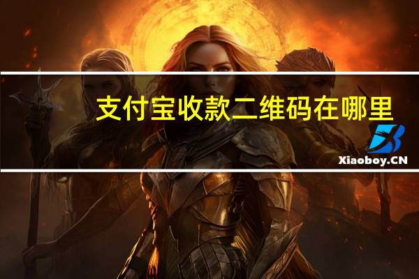 支付宝收款二维码在哪里（支付宝收款二维码）