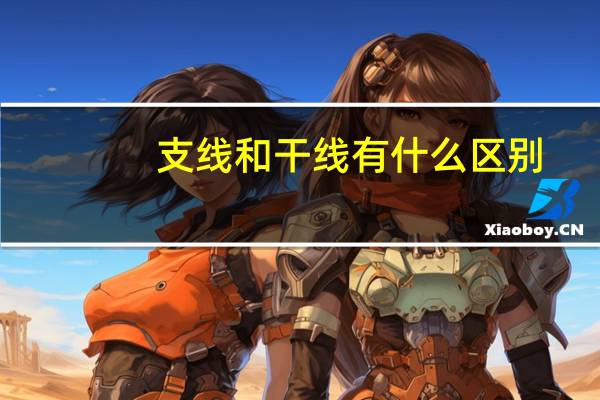 支线和干线有什么区别