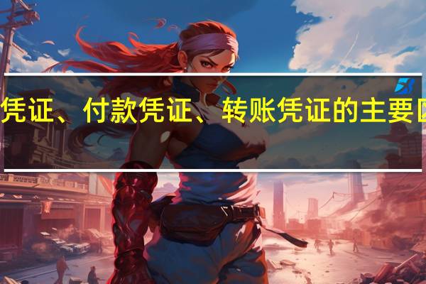 收款凭证、付款凭证、转账凭证的主要区别是什么