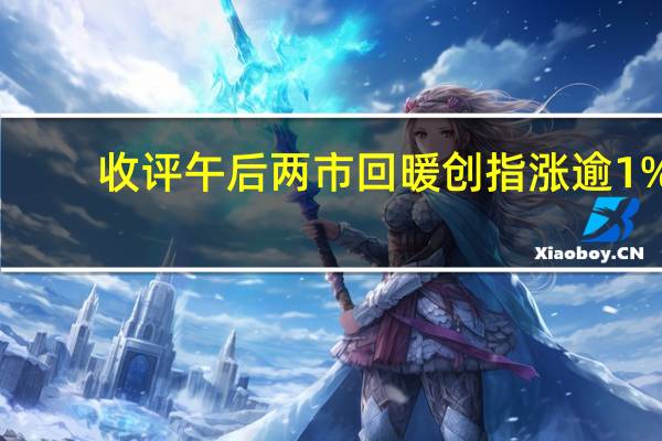 收评 午后两市回暖创指涨逾1%
