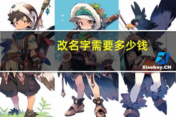 改名字需要多少钱
