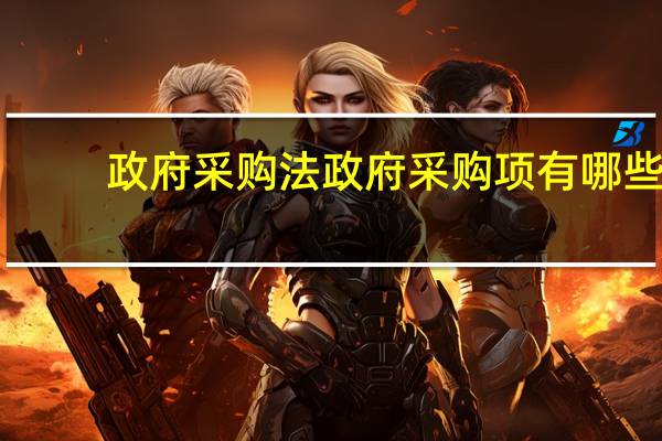 政府采购法 政府采购项 有哪些