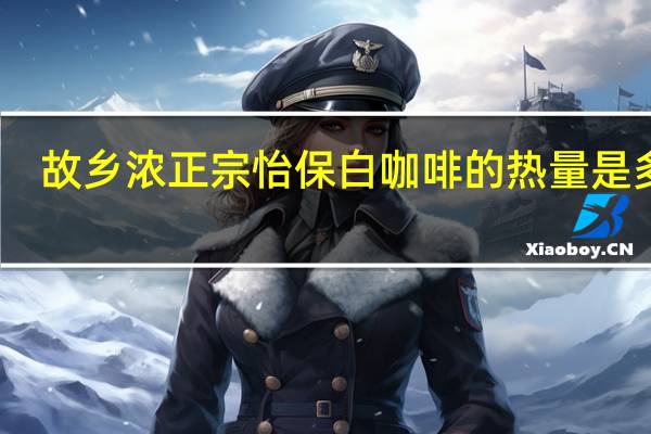 故乡浓 正宗怡保白咖啡的热量是多少