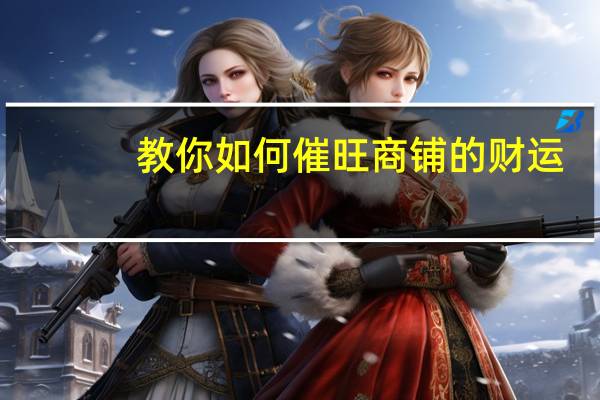 教你如何催旺商铺的财运