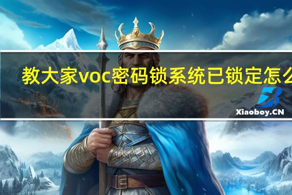 教大家voc密码锁系统已锁定怎么办
