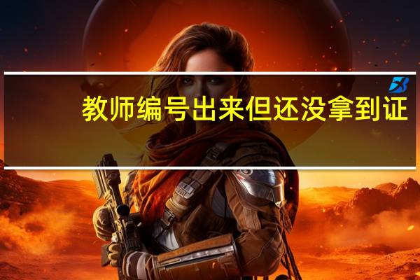 教师编号出来但还没拿到证（教师编号查询）
