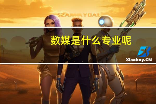 数媒是什么专业呢