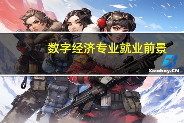 数字经济专业就业前景