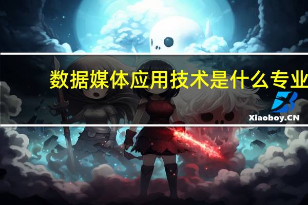 数据媒体应用技术是什么专业