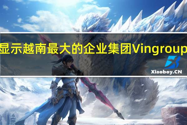数据显示越南最大的企业集团Vingroup股价下跌0.8%至49,600越南盾(2.03美元)为2017年11月以来的最低水平