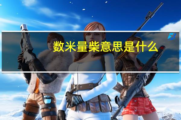 数米量柴意思是什么