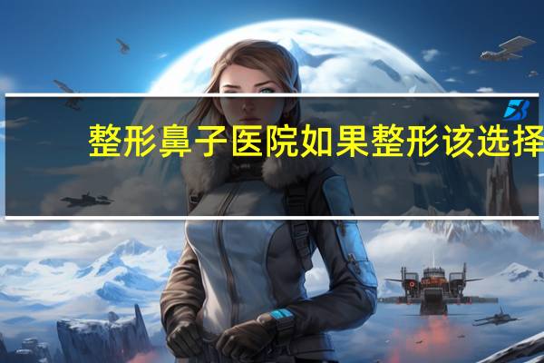 整形鼻子医院 如果整形该选择整形医院还是三甲医院呢