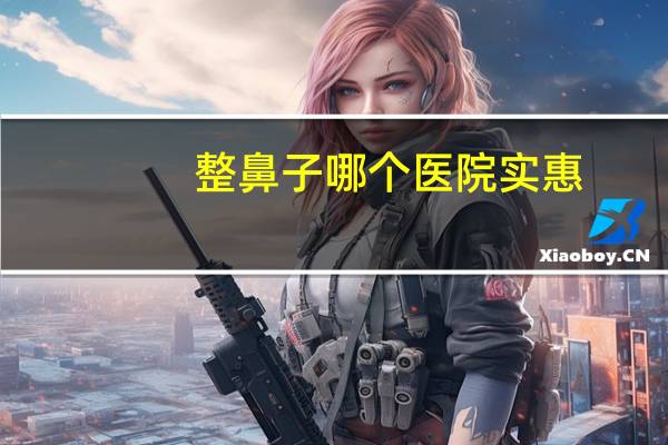 整鼻子哪个医院实惠,哪家医院整鼻子比较好