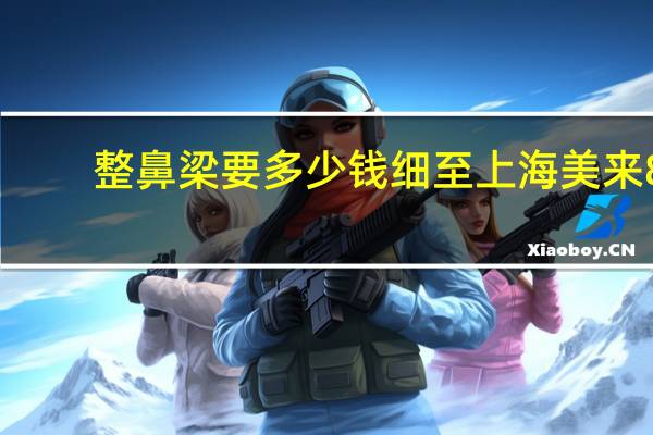 整鼻梁要多少钱细至上海美来8?上海第六人民医院取鼻子假体多少钱