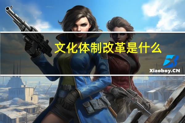 文化体制改革是什么（文化体制改革的意义）