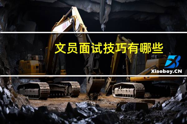 文员面试技巧有哪些（文员面试技巧）