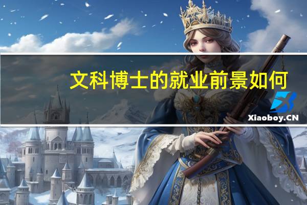 文科博士的就业前景如何