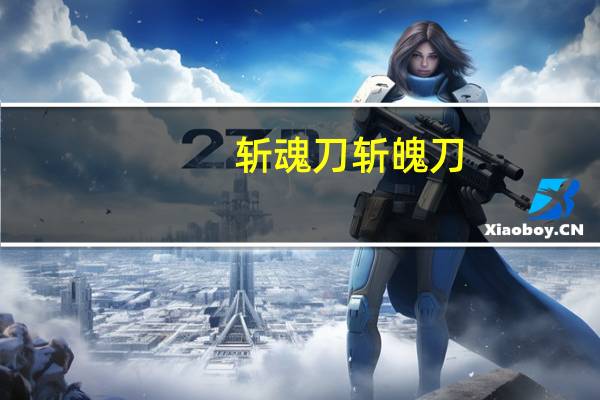 斩魂刀 斩魄刀（《斩魂》剑侠）