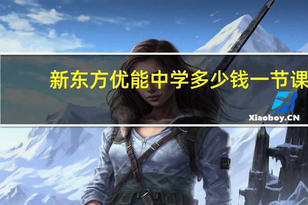 新东方优能中学多少钱一节课