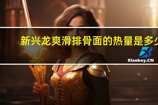 新兴龙 爽滑排骨面的热量是多少