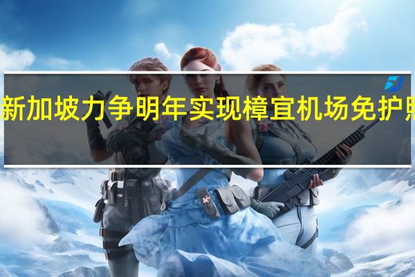 新加坡力争明年实现樟宜机场免护照出境