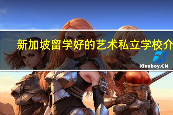 新加坡留学好的艺术私立学校介绍