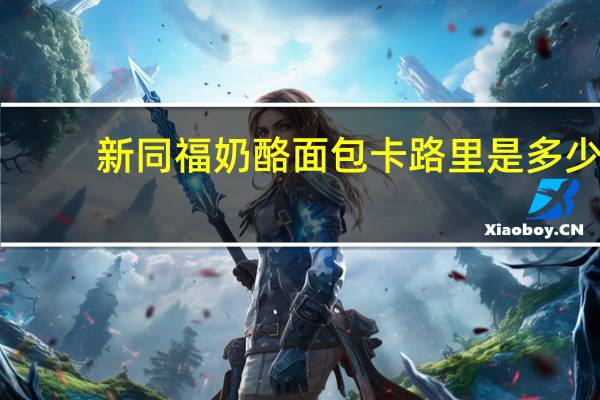新同福 奶酪面包卡路里是多少