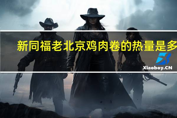 新同福 老北京鸡肉卷的热量是多少