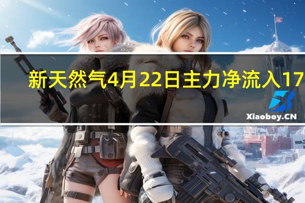 新天然气4月22日主力净流入1767.45万 成交额达2.49亿 一文了解！