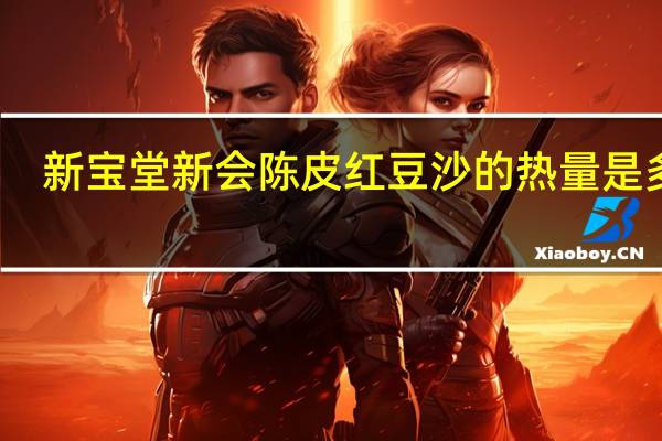 新宝堂 新会陈皮红豆沙的热量是多少
