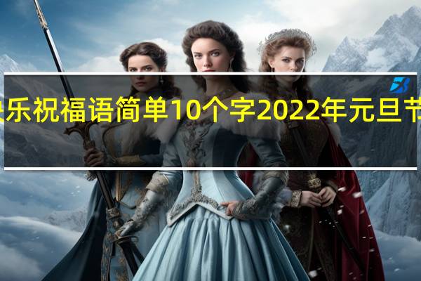 新年元旦快乐祝福语简单10个字 2022年元旦节短信祝福语大全