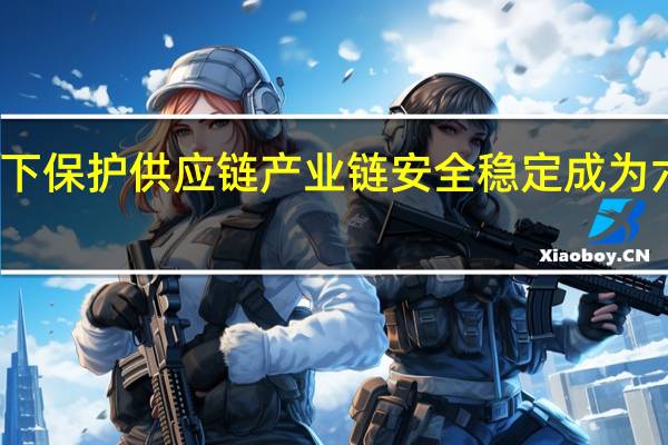 新形势下保护供应链产业链安全稳定成为六保任务之一
